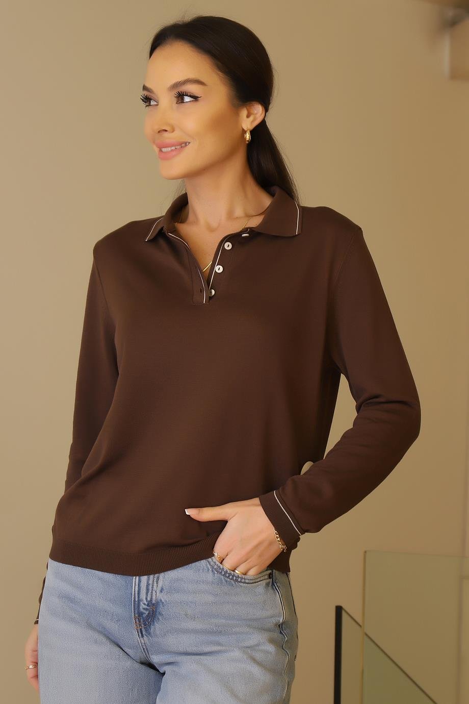 JM BASIC335-2K6 JM TRİKO-KAHVE