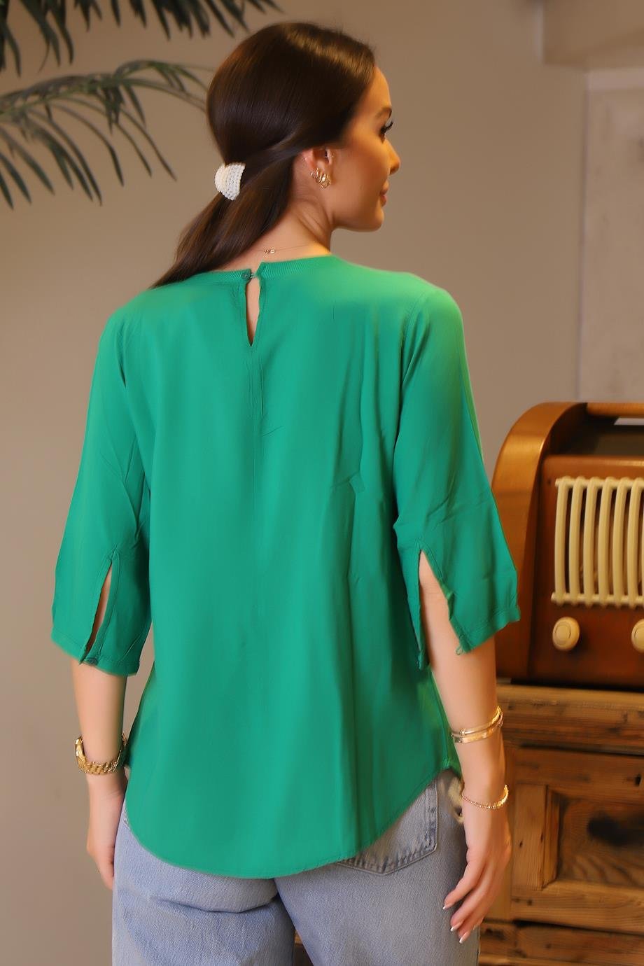 JM BASIC611-2Y4 JM BLUZZ.YEŞİL