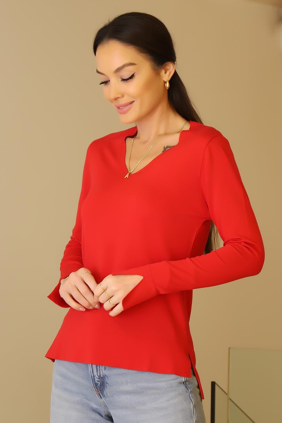 JM BASIC715-2K6 JM TRİKO-KIRMIZI