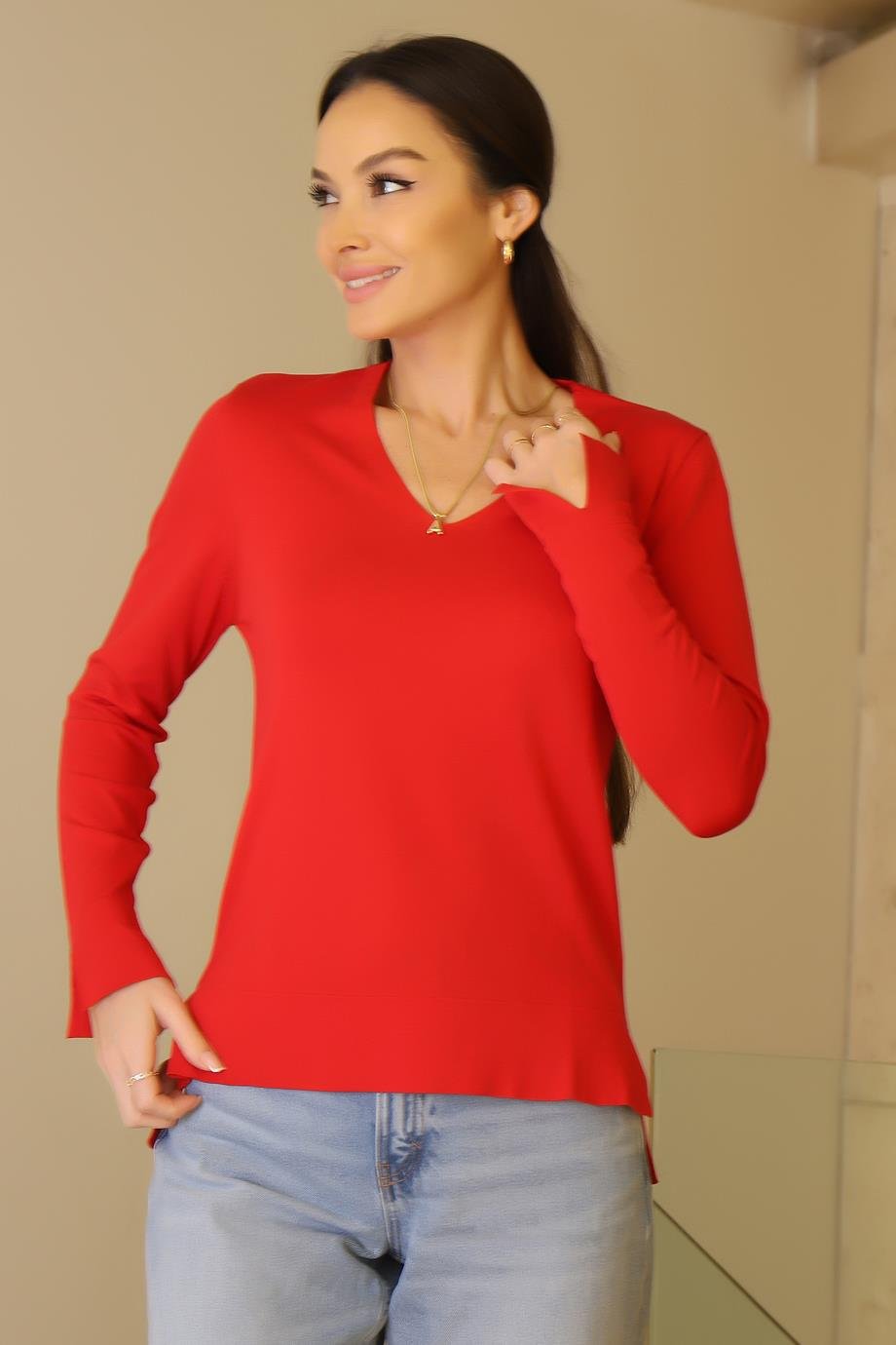 JM BASIC715-2K6 JM TRİKO-KIRMIZI