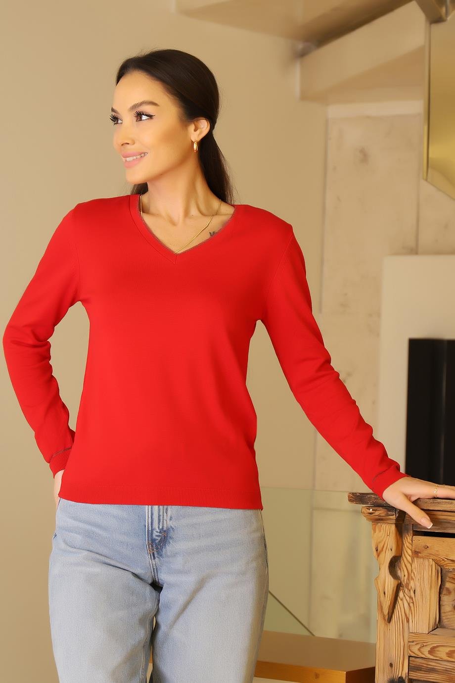 JM BASIC756-2K6 JM TRİKO-KIRMIZI