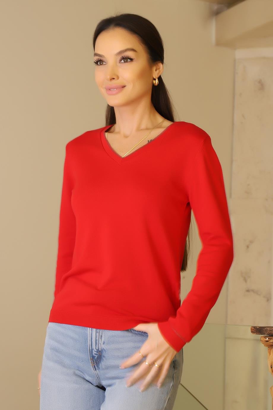 JM BASIC756-2K6 JM TRİKO-KIRMIZI