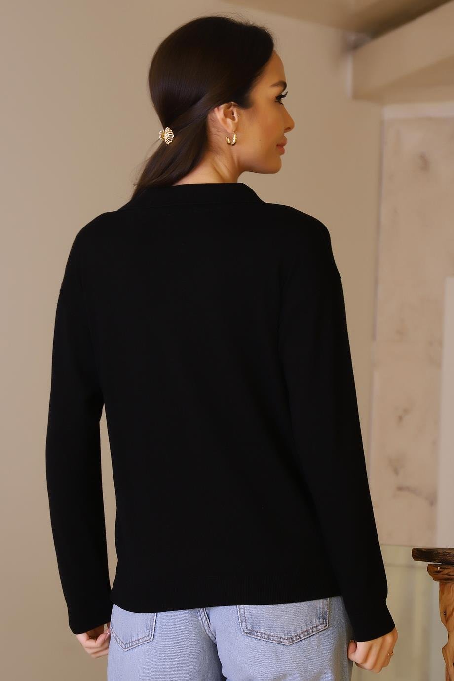 JM BASIC768-2K6 JM TRİKO-SİYAH