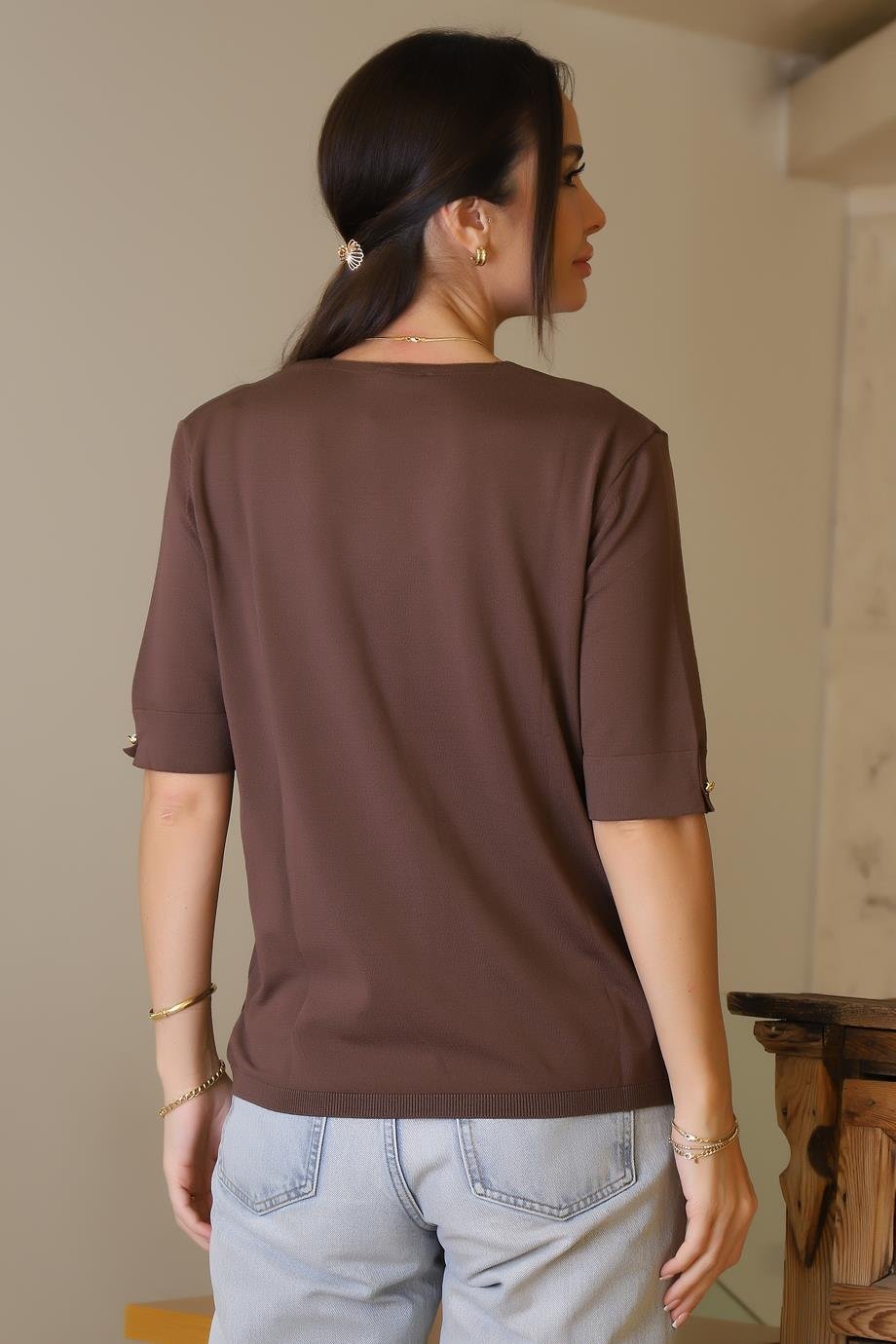 JM BASIC817-2K6 JM TRİKO-KAHVE