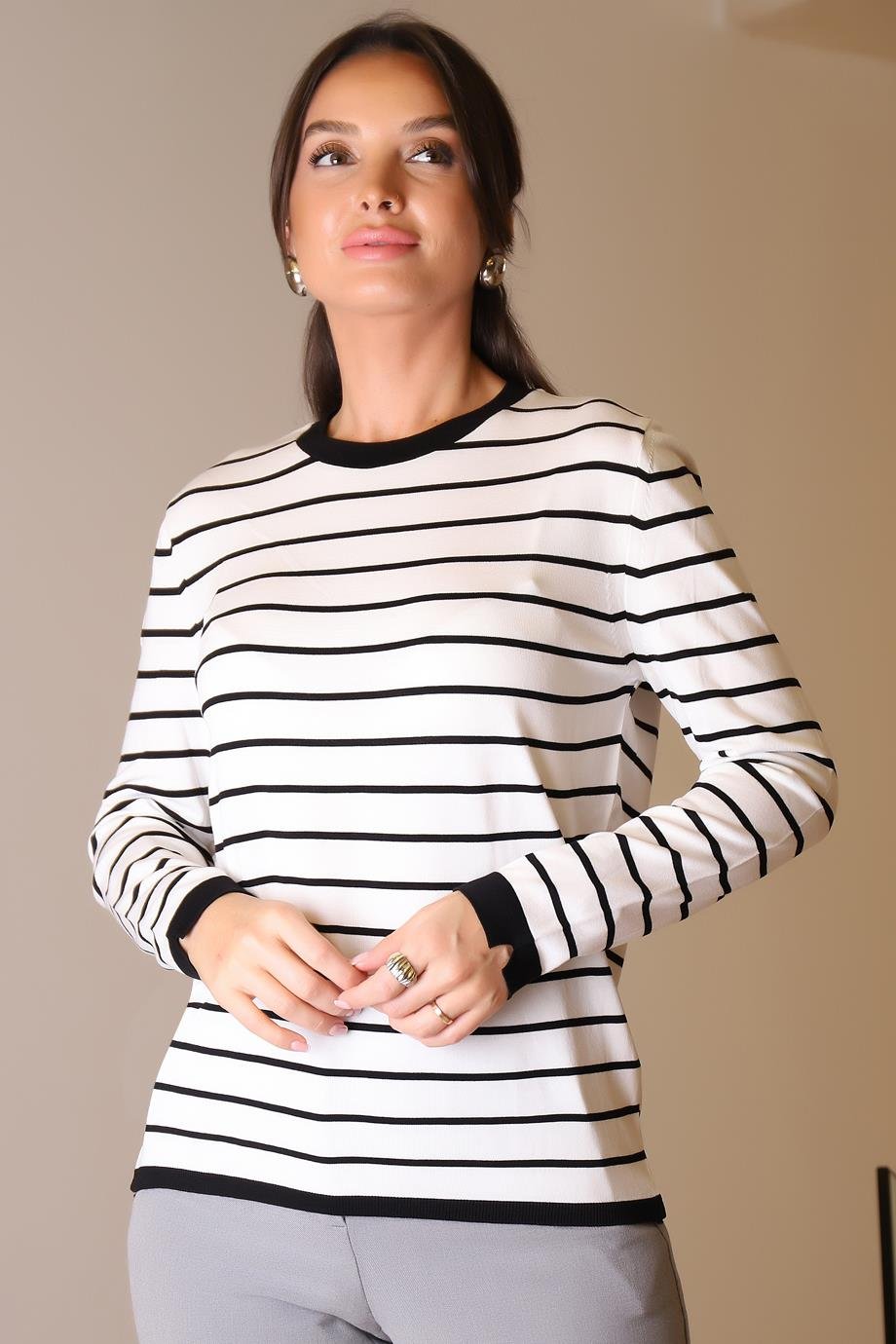 JM BASIC845-2K4 JM TRİKOSİYAH EKRU