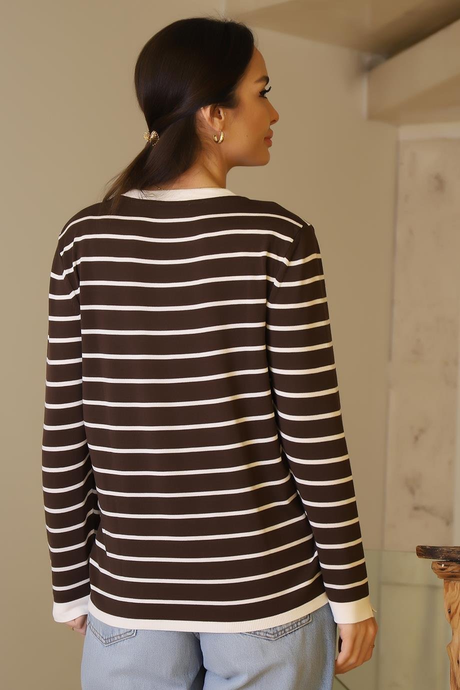 JM BASIC845-2K6 JM TRİKO-KAHVE EKRU