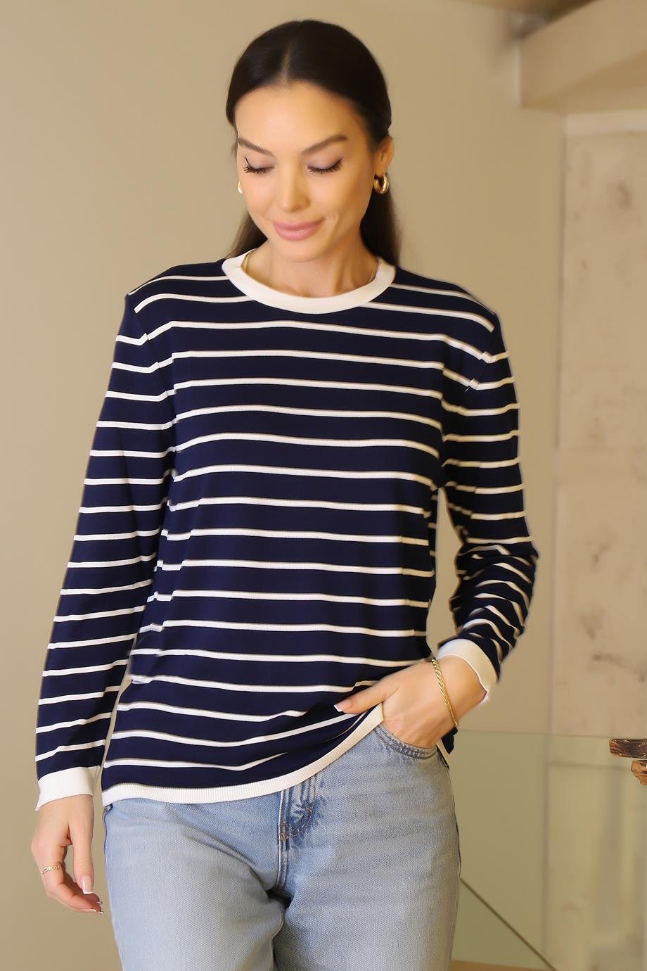 JM BASIC845-2K6 JM TRİKO-LACİ EKRU