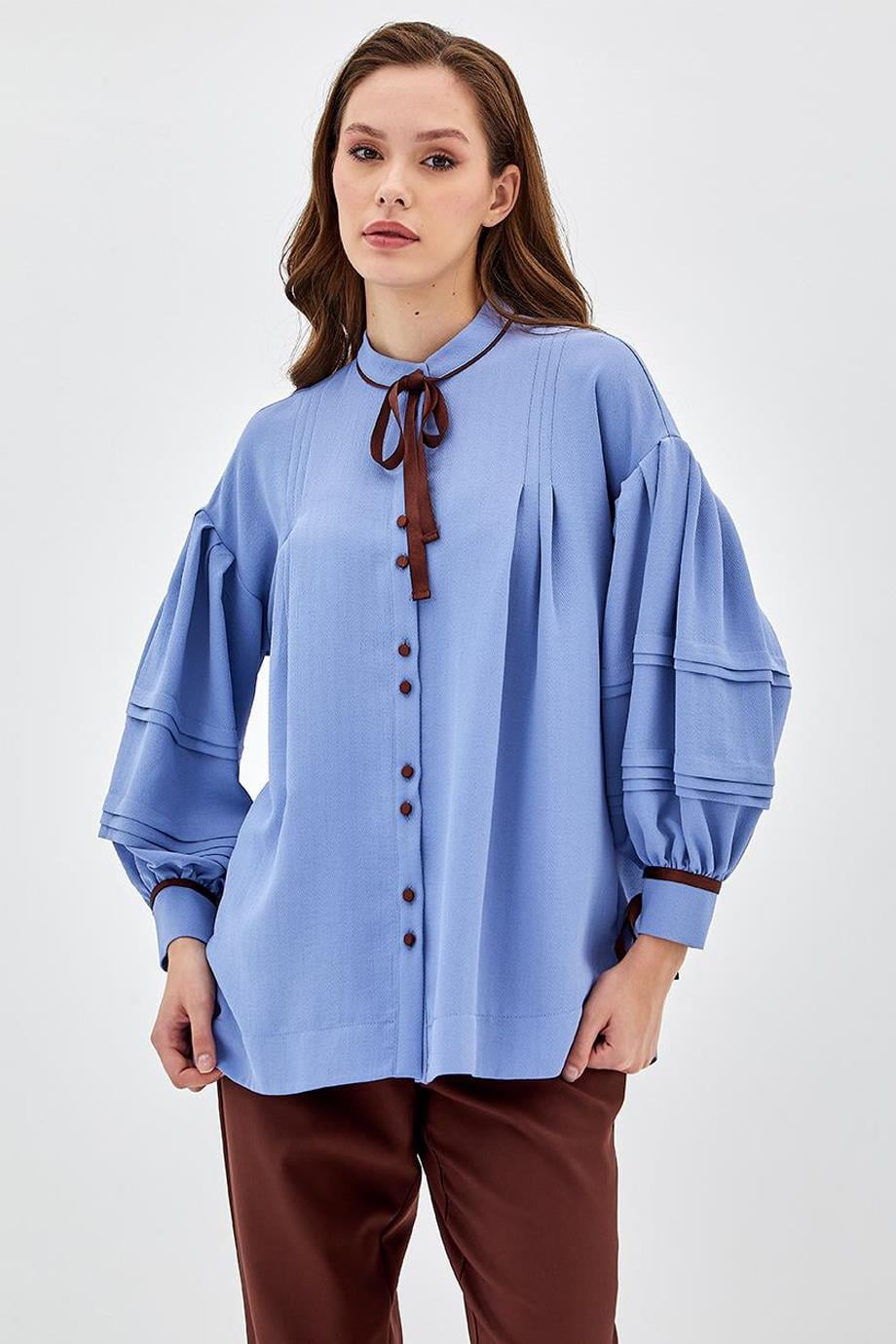 KAYRA10010-2K4 KAYRA BLUZHAVACI MAVİ