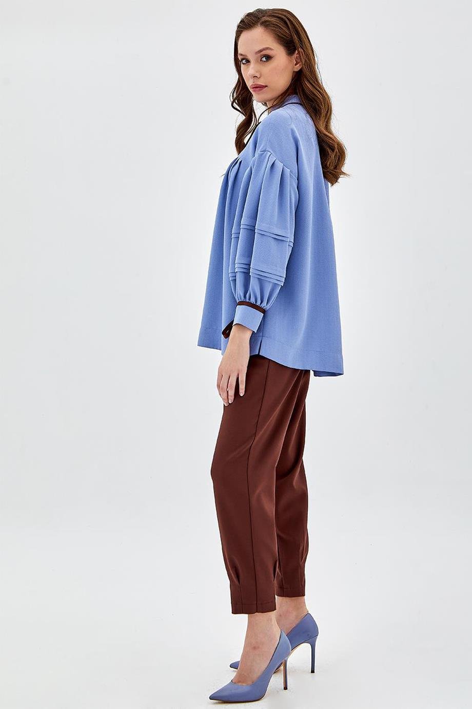 KAYRA10010-2K4 KAYRA BLUZHAVACI MAVİ