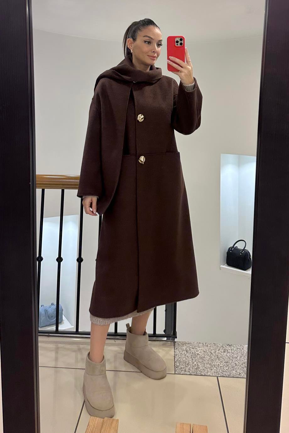 KAYRA17055-2K6 KAYRA KABAN-BORDO