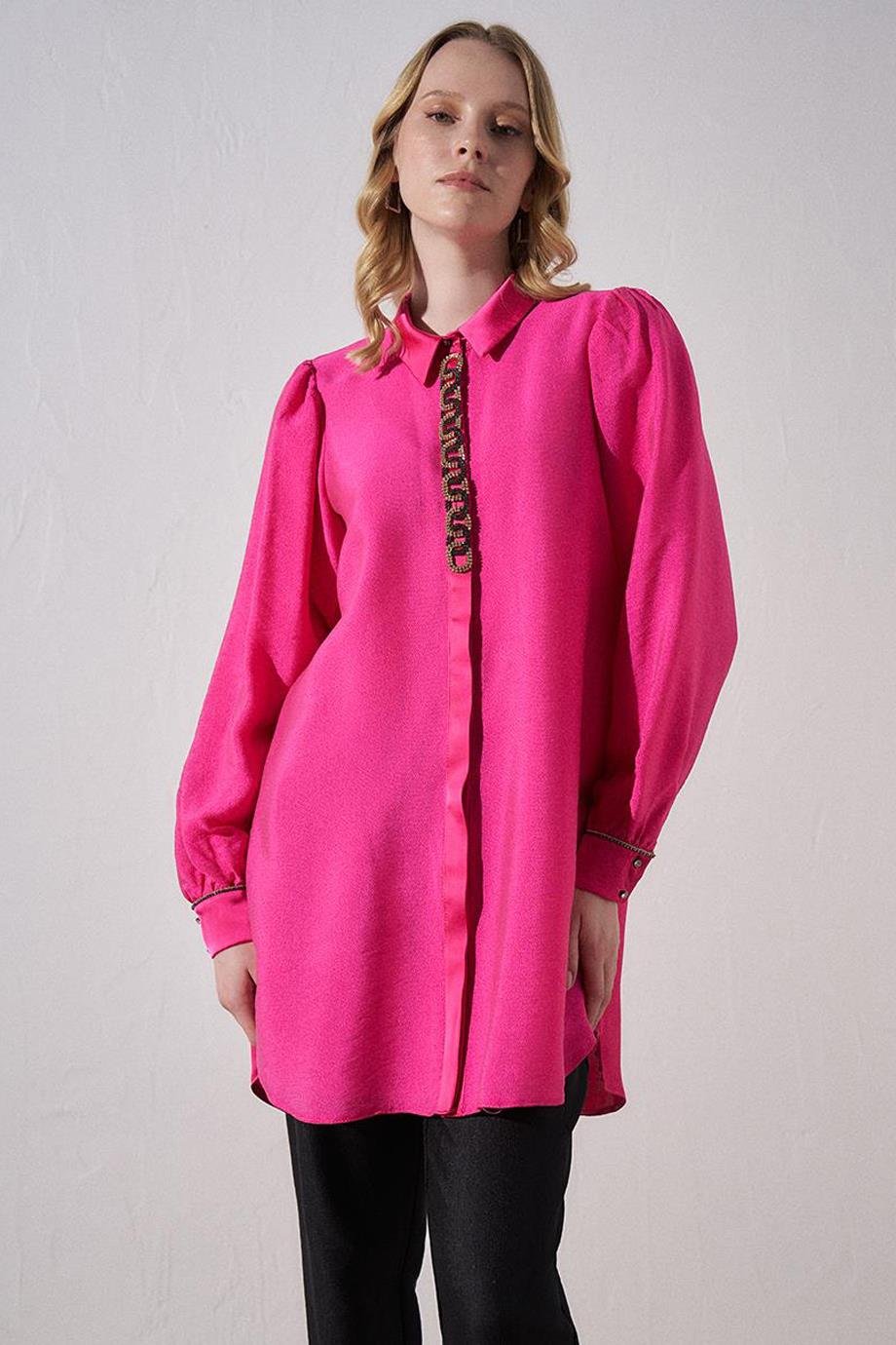 KAYRA21103-2Y4 KAYRA TUNİKFUŞYA