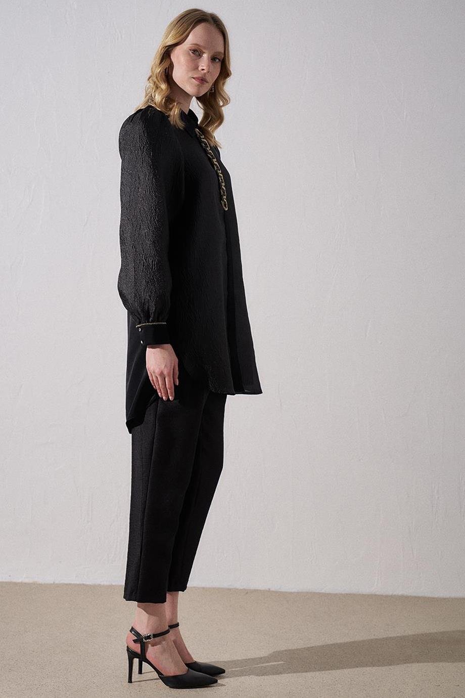 KAYRA21103-2Y4 KAYRA TUNİKSİYAH