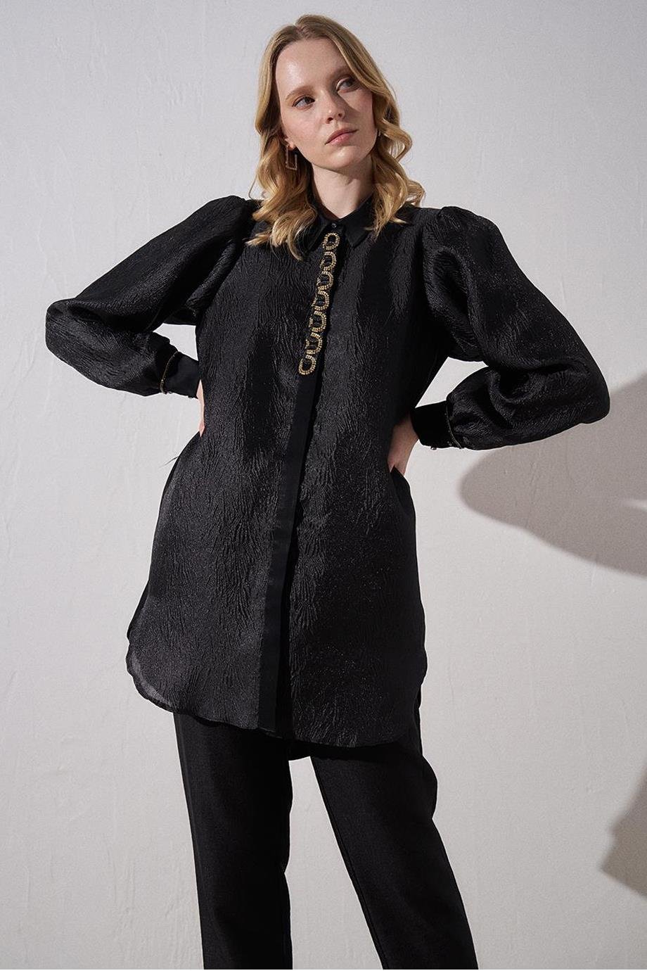 KAYRA21103-2Y4 KAYRA TUNİKSİYAH