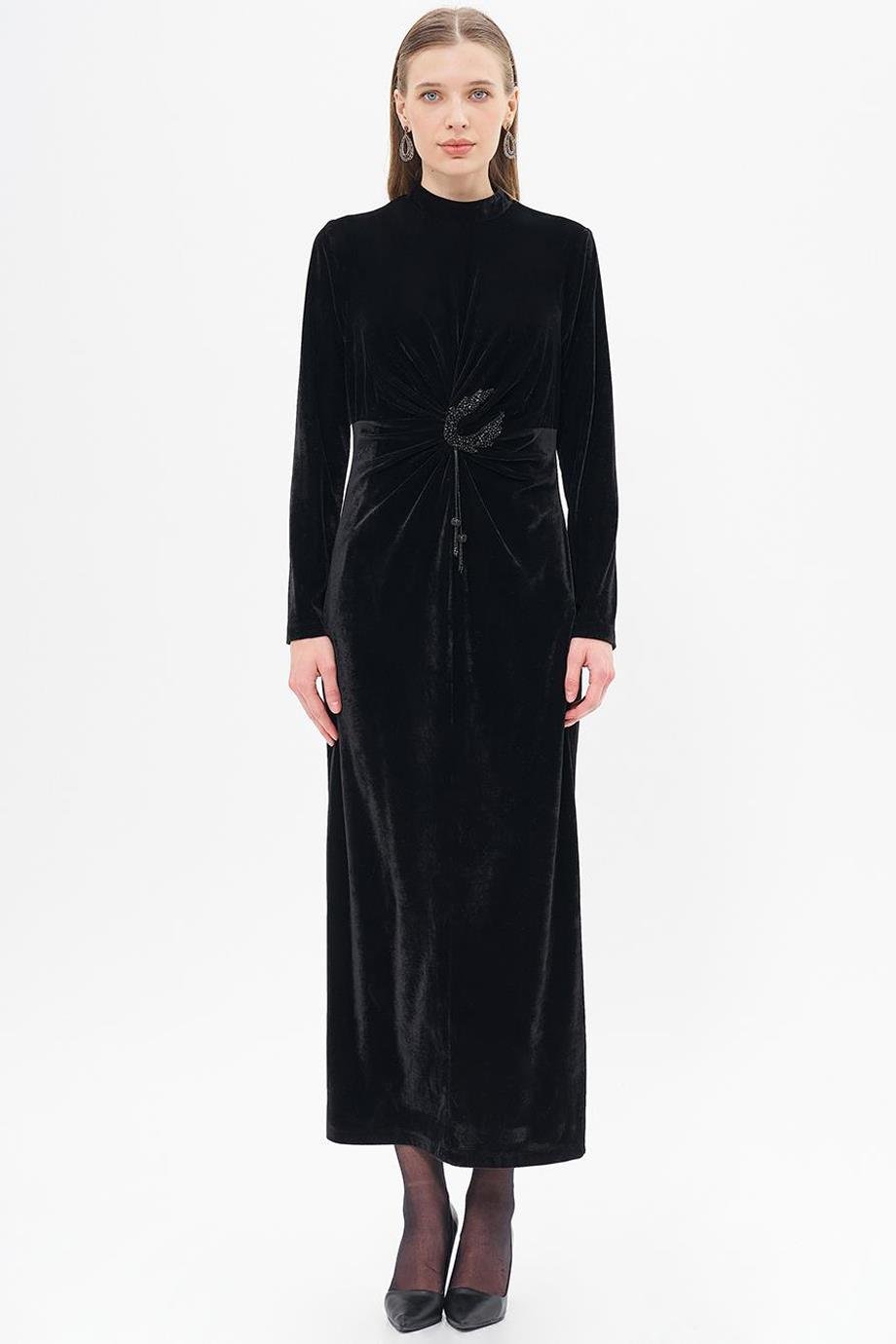 KAYRA23040-2K5 KAYRA ELBİSESİYAH