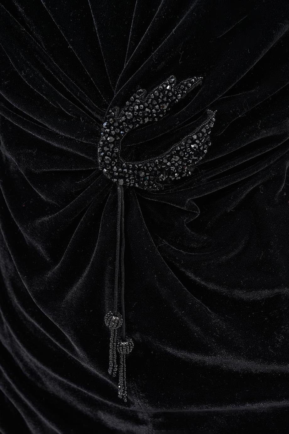 KAYRA23040-2K5 KAYRA ELBİSESİYAH