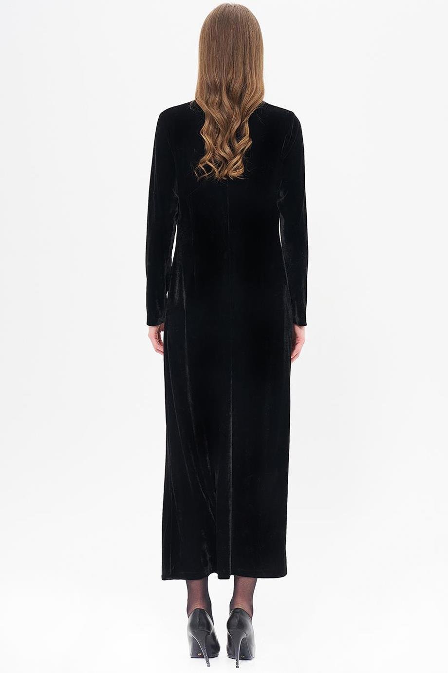 KAYRA23040-2K5 KAYRA ELBİSESİYAH