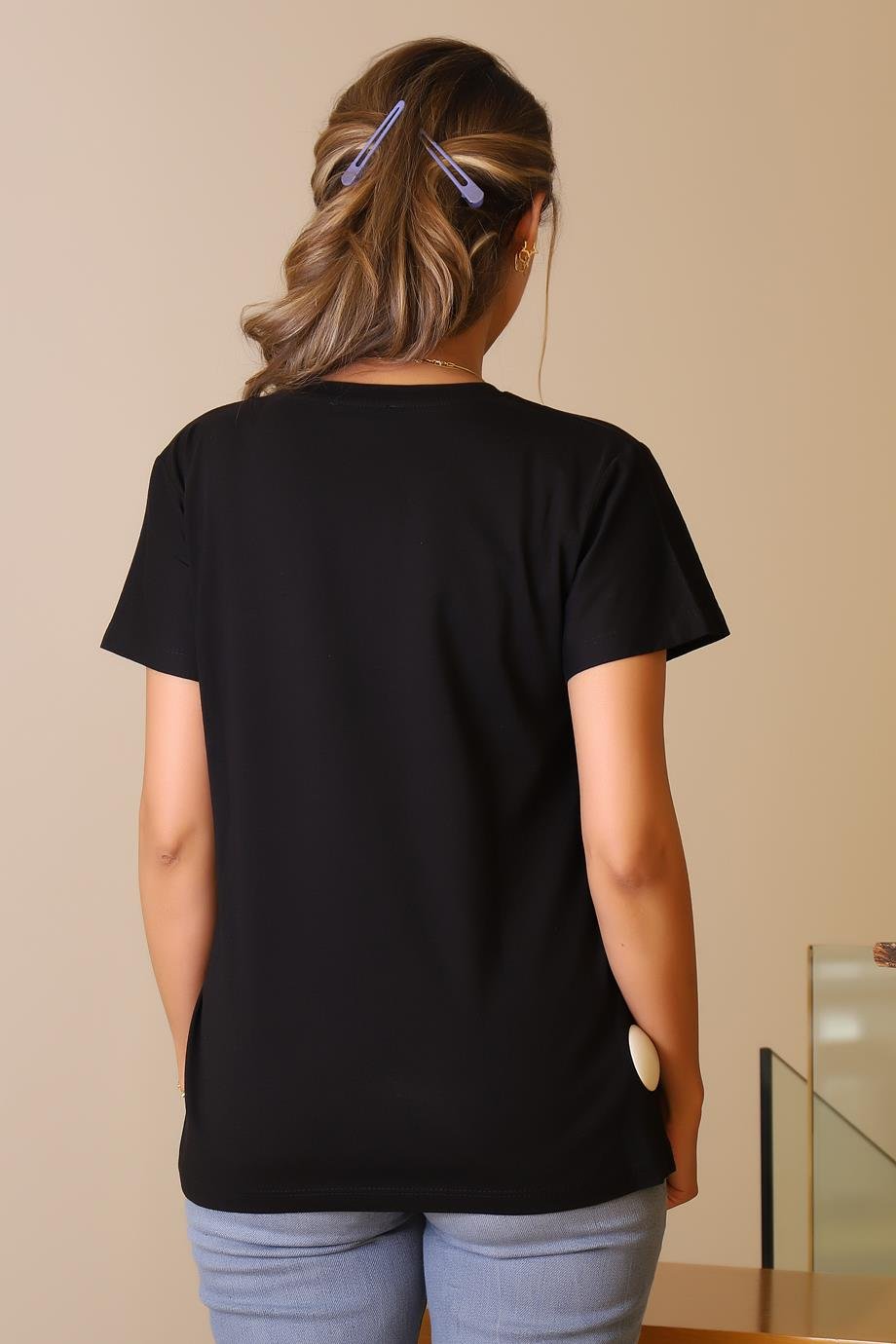 LADERRA85-2Y5 LADERRA T-SHIRTSİYAH