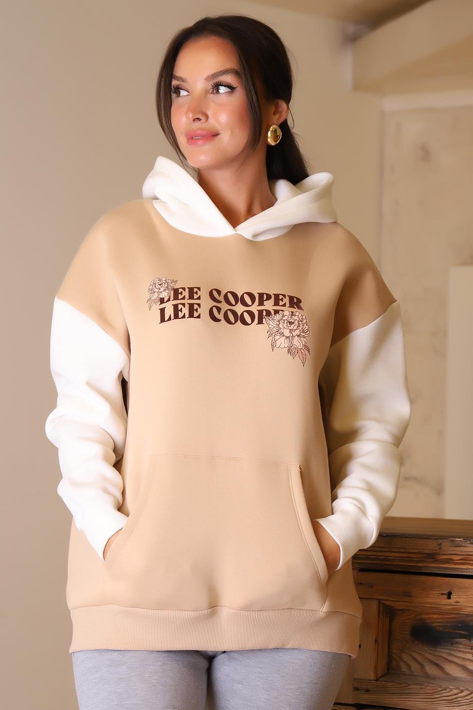 LEE COOPER241011-2K4 LEE COOPER JENNY SWEATBEJ BEYAZ