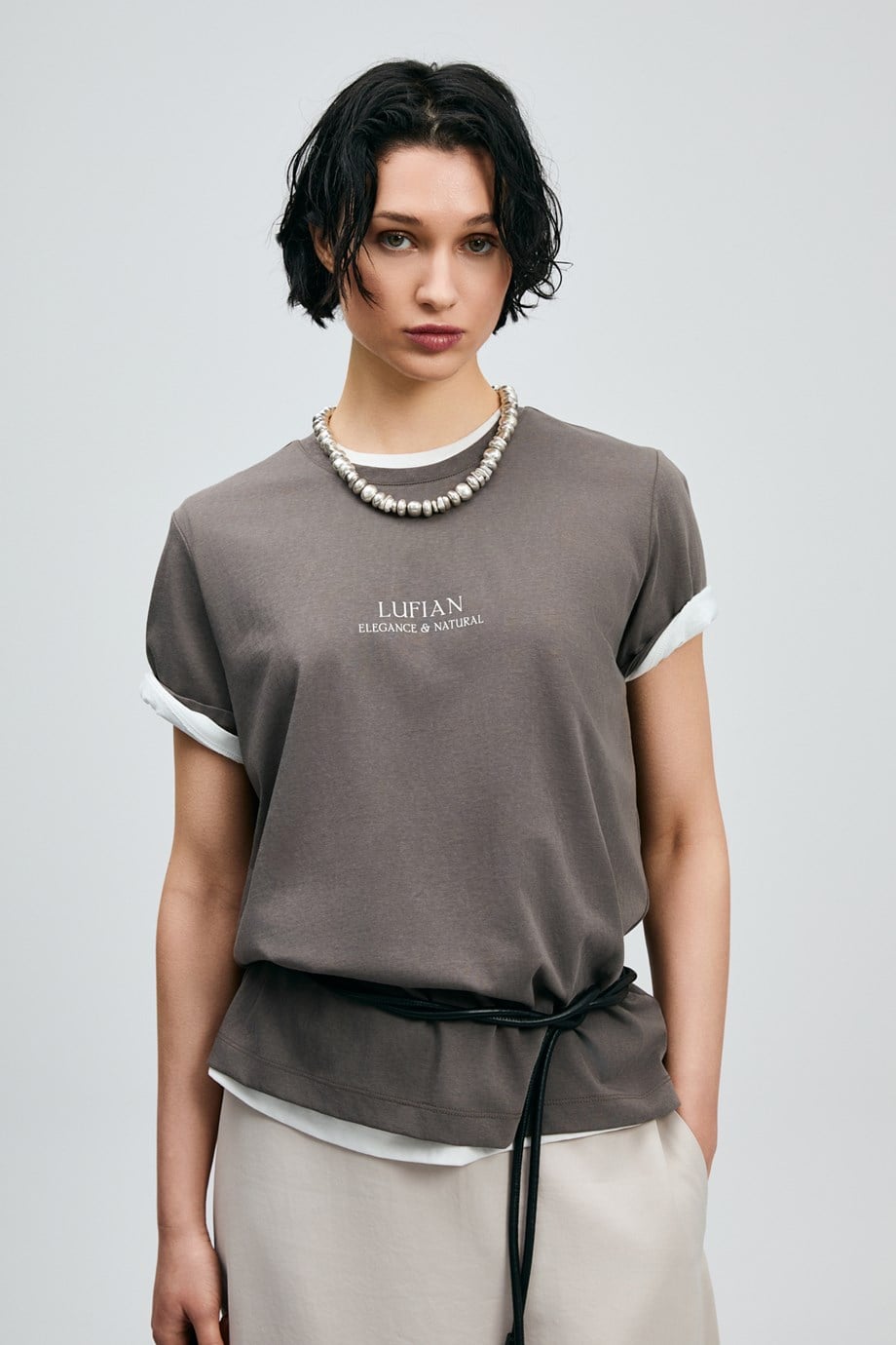 LUFİAN BAYAN121020030 FOREST-2Y6 LUFIAN T-SHIRT-VİZON