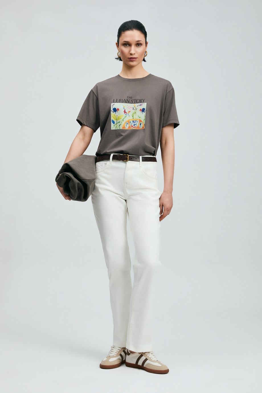 LUFİAN BAYAN121020040 POLY-2Y6 LUFIAN T-SHIRT-VİZON