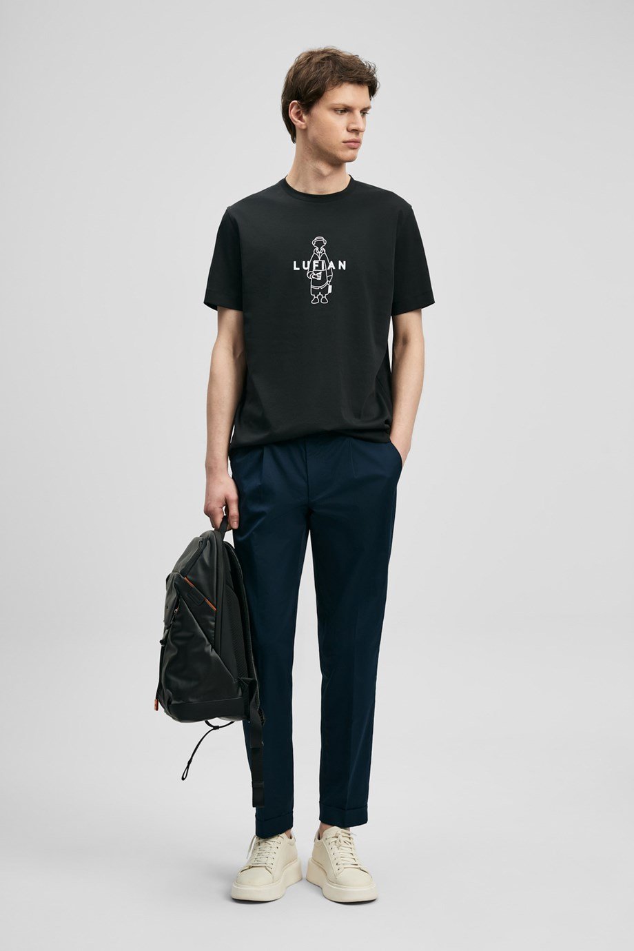 LUFİAN ERKEK111020307 SIMBAD-2Y6 LUFIAN T-SHIRT-SİYAH