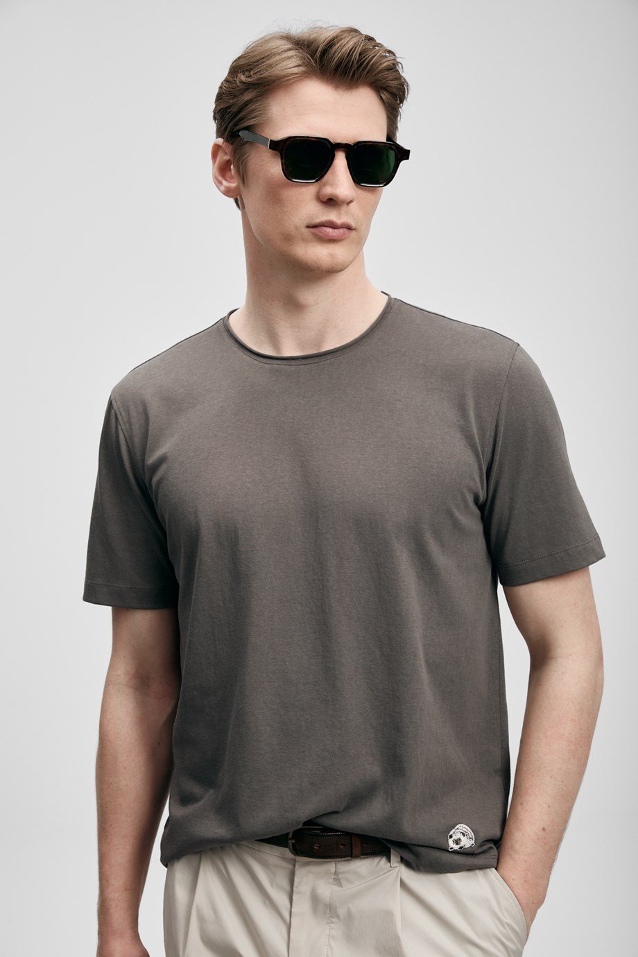 LUFİAN ERKEK111020312 JUNYA-2Y6 LUFIAN T-SHIRT-VİZON
