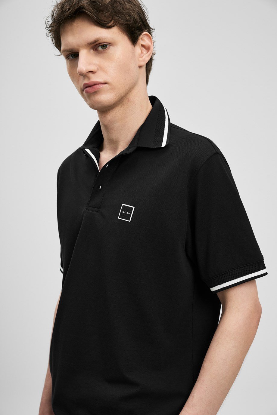 LUFİAN ERKEK111040232 GROM-2Y6 LUFIAN T-SHIRT-SİYAH