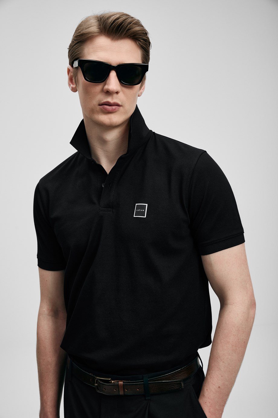 LUFİAN ERKEK111040233 CARTER-2Y6 LUFIAN T-SHIRT-SİYAH