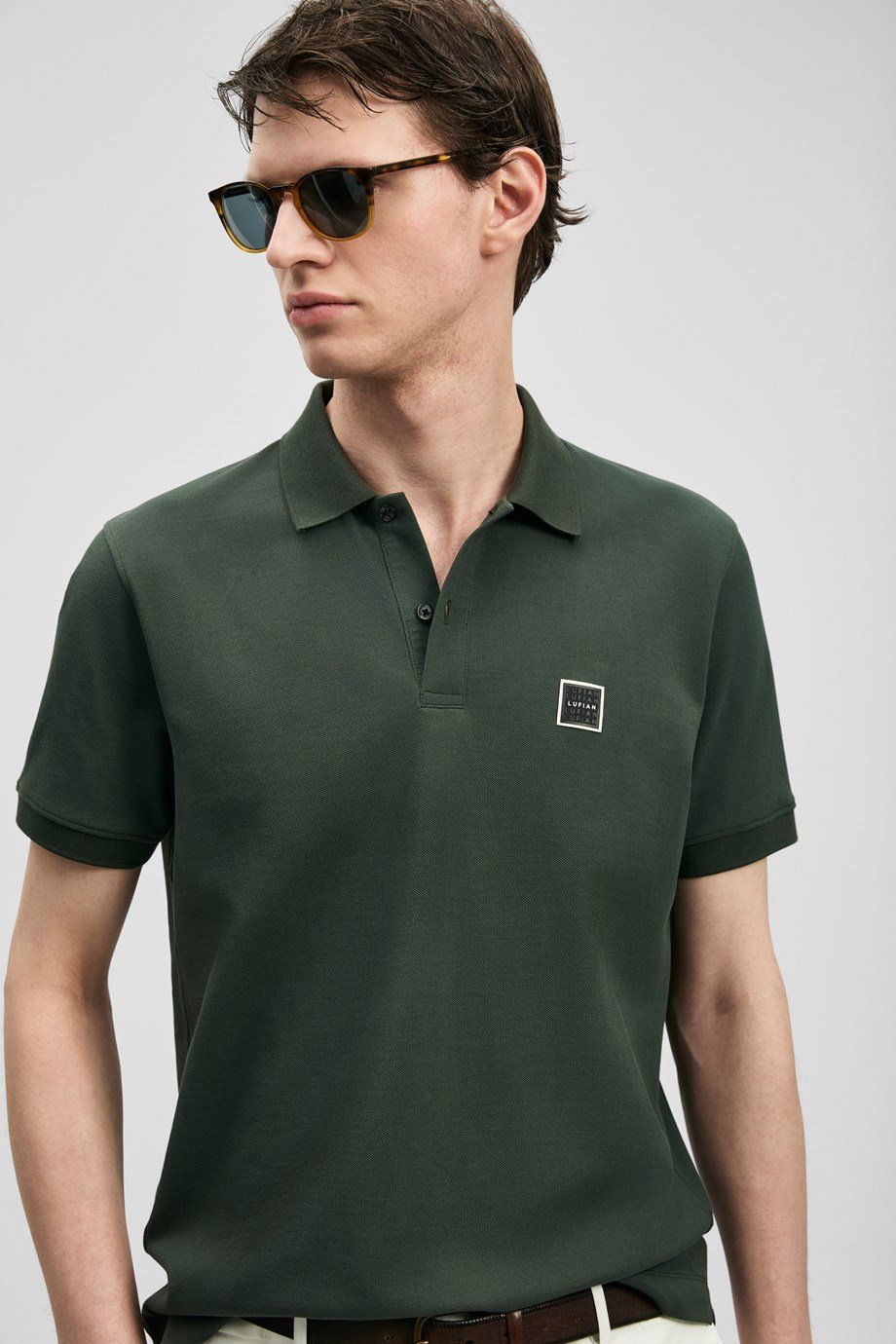LUFİAN ERKEK111040233 CARTER-2Y6 LUFIAN T-SHIRT-HAKİ