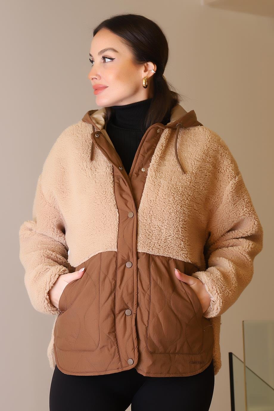 LUMBERJACK-GİYİMWL HANNAH 6CT2008-2K5 LUMBERJACK MONTCAMEL