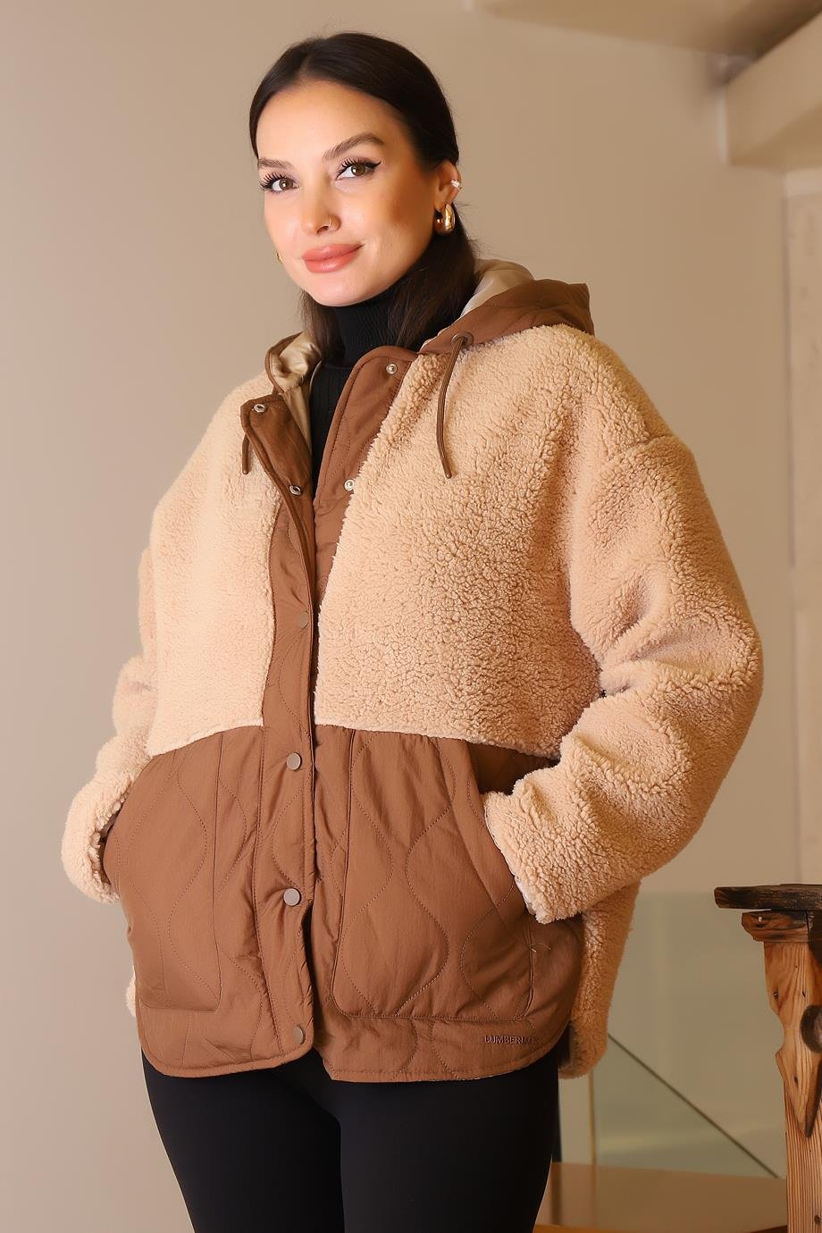 LUMBERJACK-GİYİMWL HANNAH 6CT2008-2K5 LUMBERJACK MONTCAMEL