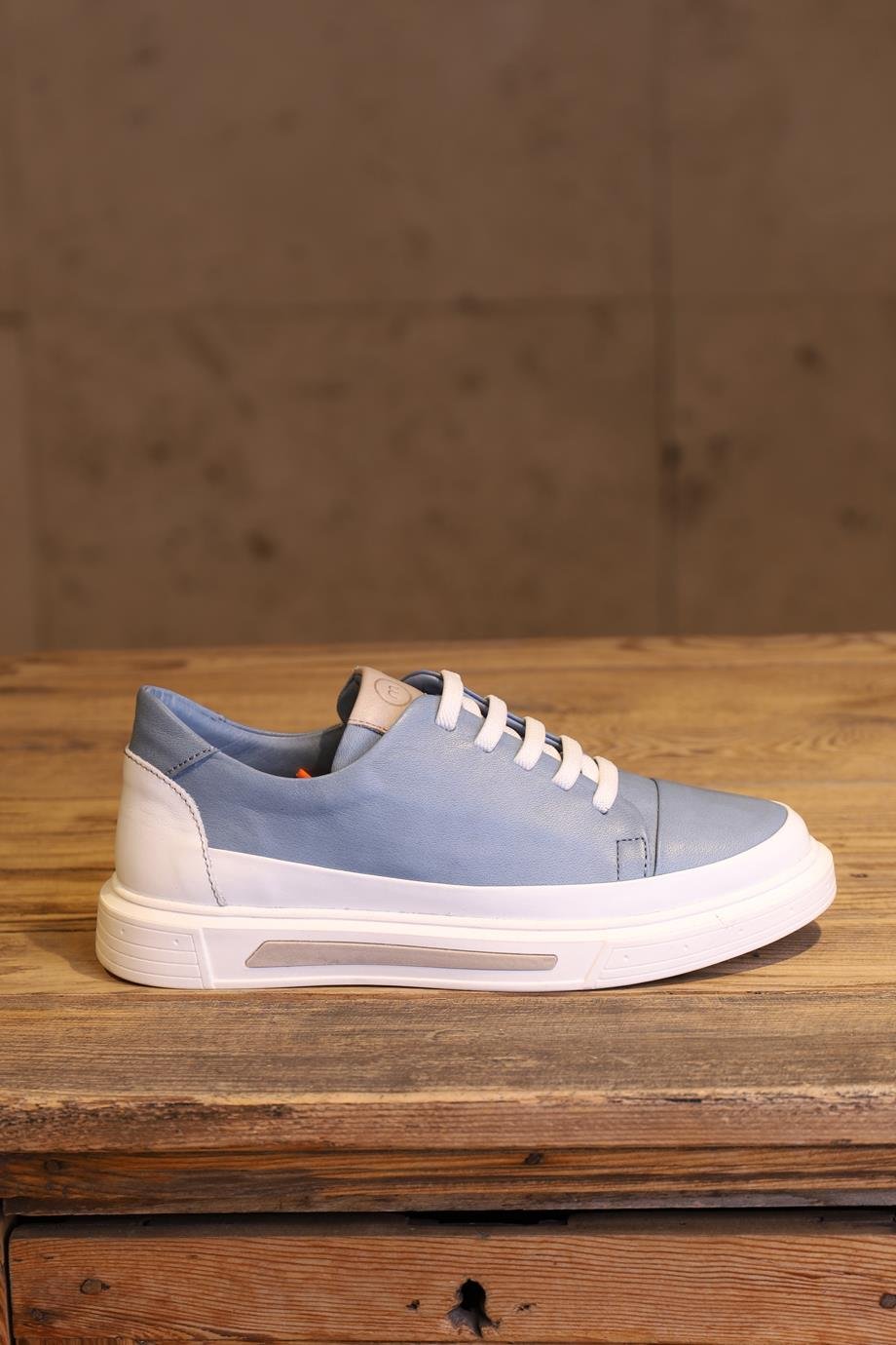 MAMMAMİA3950-2Y4 MAMMAMİA AYAKKABIKOT MAVİ PEN BEYAZ PEN