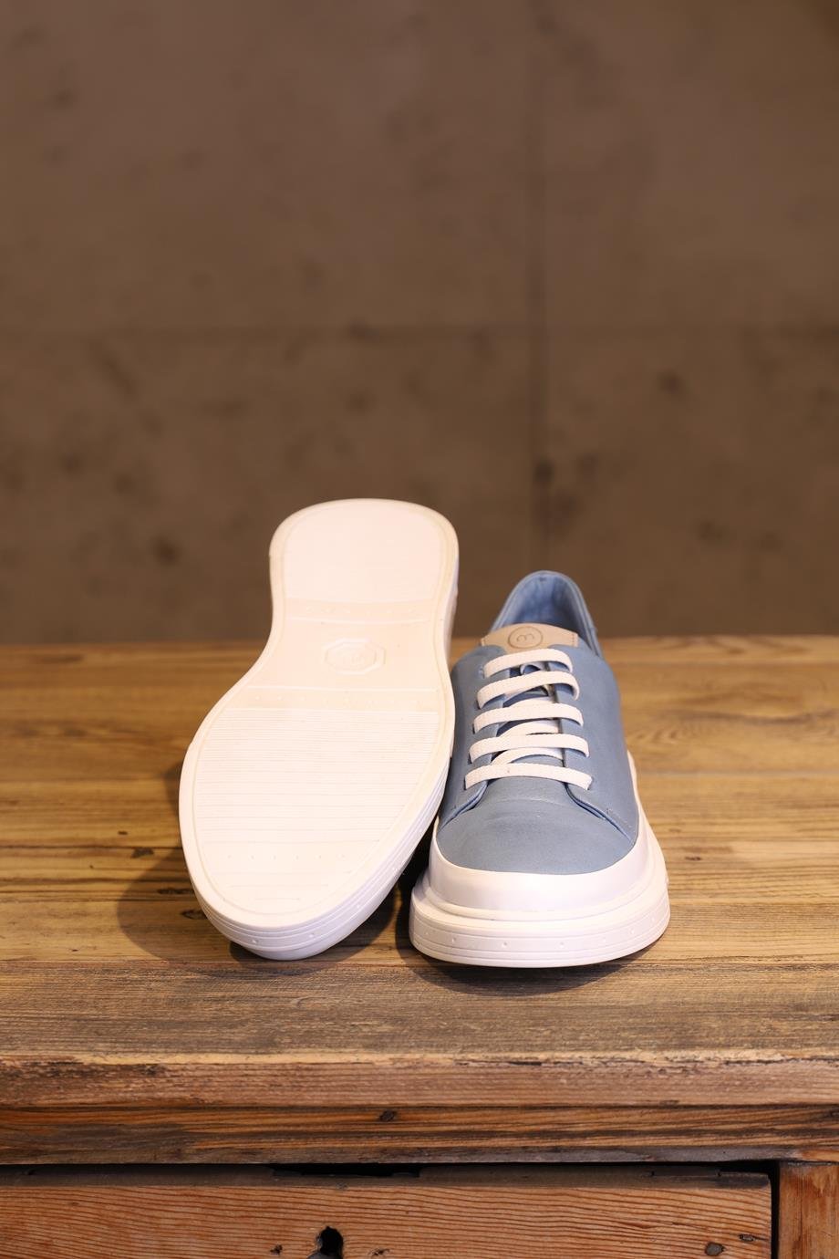 MAMMAMİA3950-2Y4 MAMMAMİA AYAKKABIKOT MAVİ PEN BEYAZ PEN