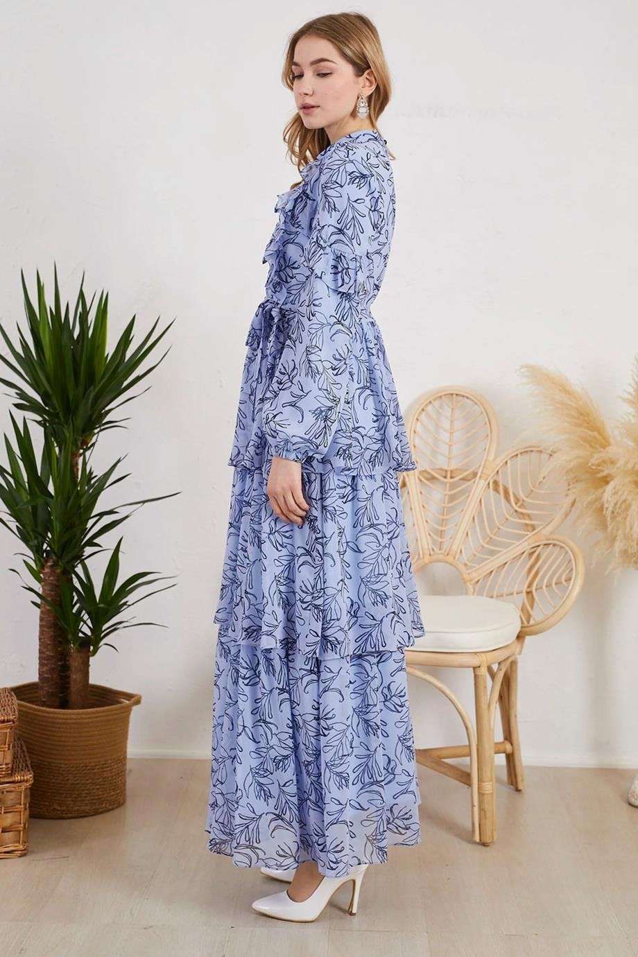 MB06.99-2Y2 MOODBASIC ELBİSEMAVİ