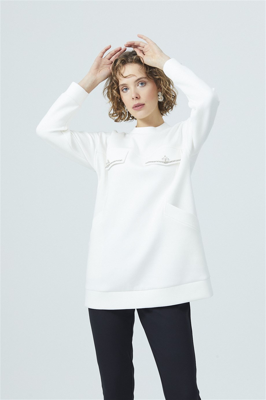 MB21.225-2K3 MOODBASİC SWEATSHIRTEKRU