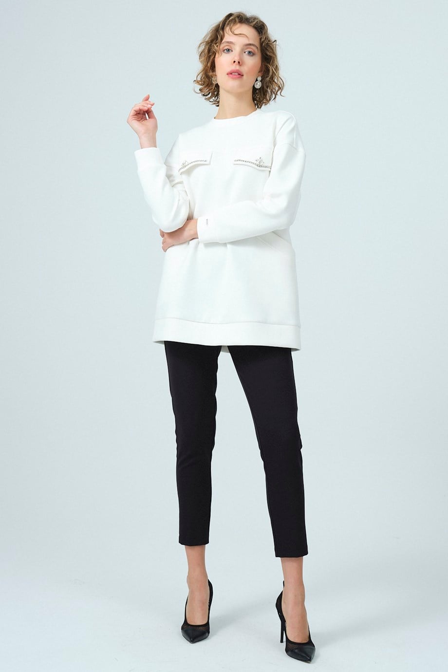 MB21.225-2K3 MOODBASİC SWEATSHIRTEKRU