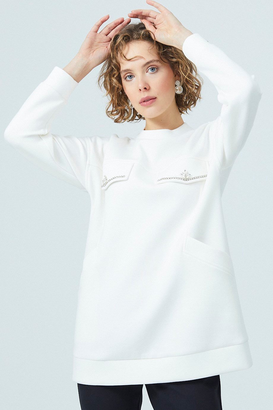 MB21.225-2K3 MOODBASİC SWEATSHIRTEKRU