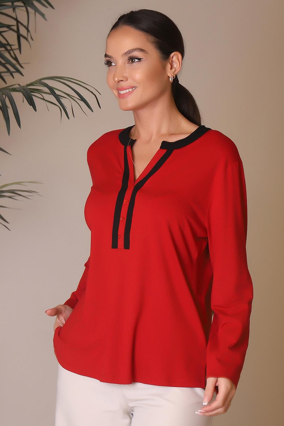 MİSS BLUEBELLE1314-2K4 M.BLUEBELLE BLUZKIRMIZI