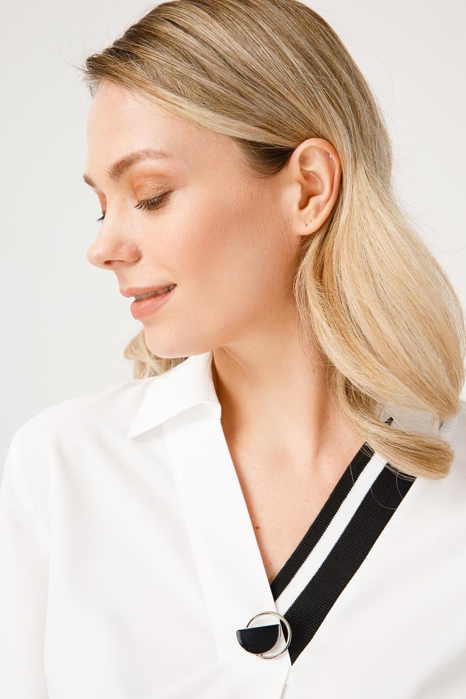 MODA İLGİ1025-2K5 MODA İLGİ BLUZEKRU