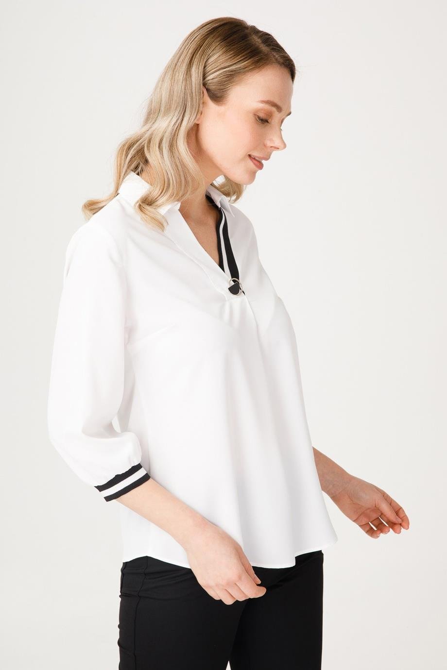 MODA İLGİ1025-2K5 MODA İLGİ BLUZEKRU