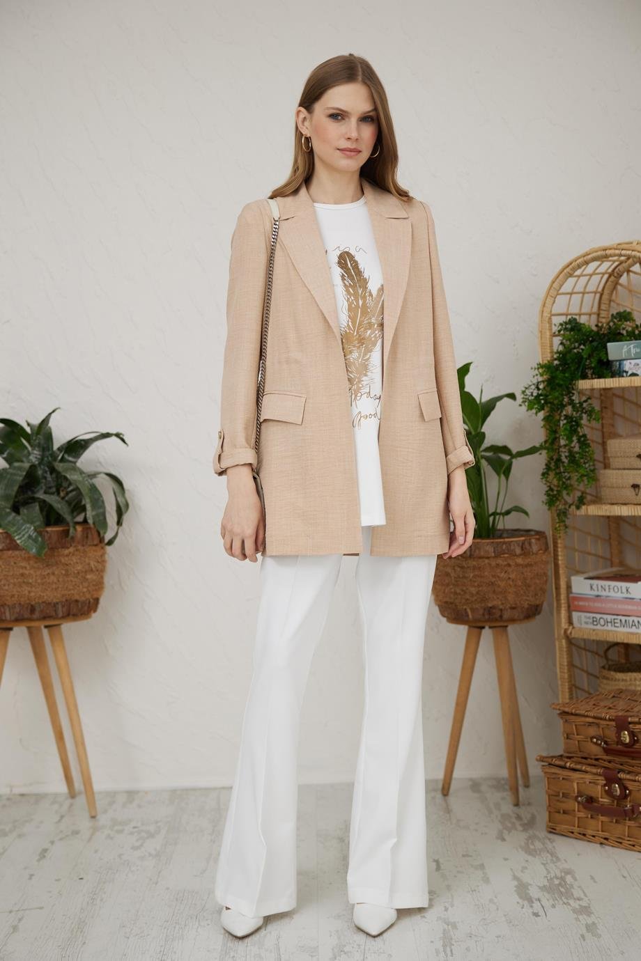 MOODBASİCMB04.56-2Y4 MOODBASİC CEKETBEJ