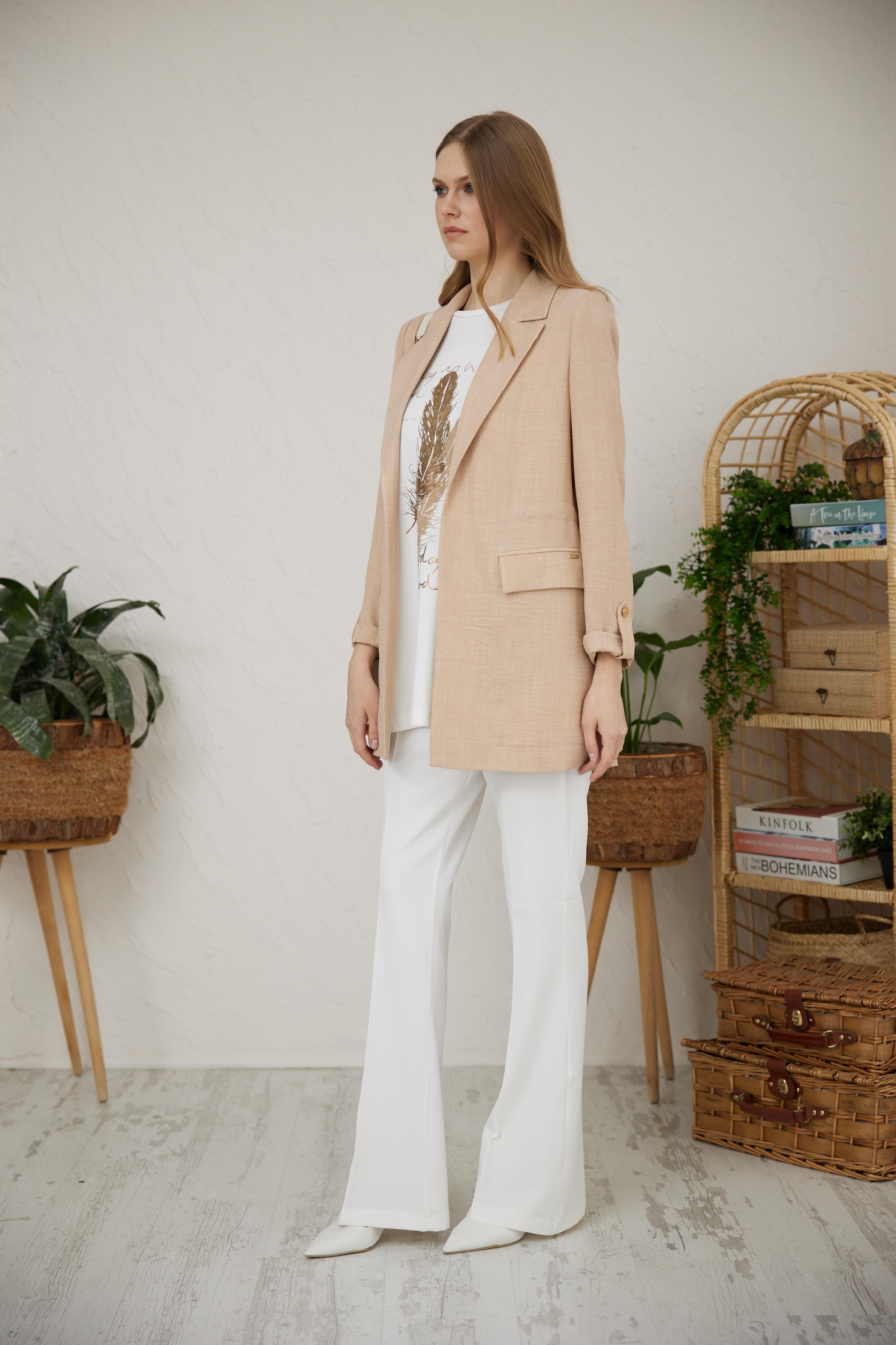 MOODBASİCMB04.56-2Y4 MOODBASİC CEKETBEJ