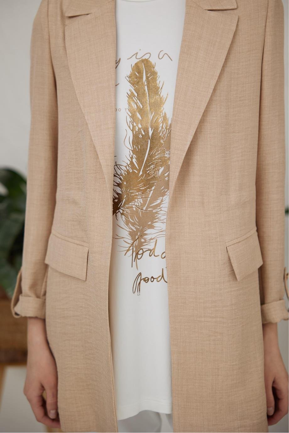 MOODBASİCMB04.56-2Y4 MOODBASİC CEKETBEJ