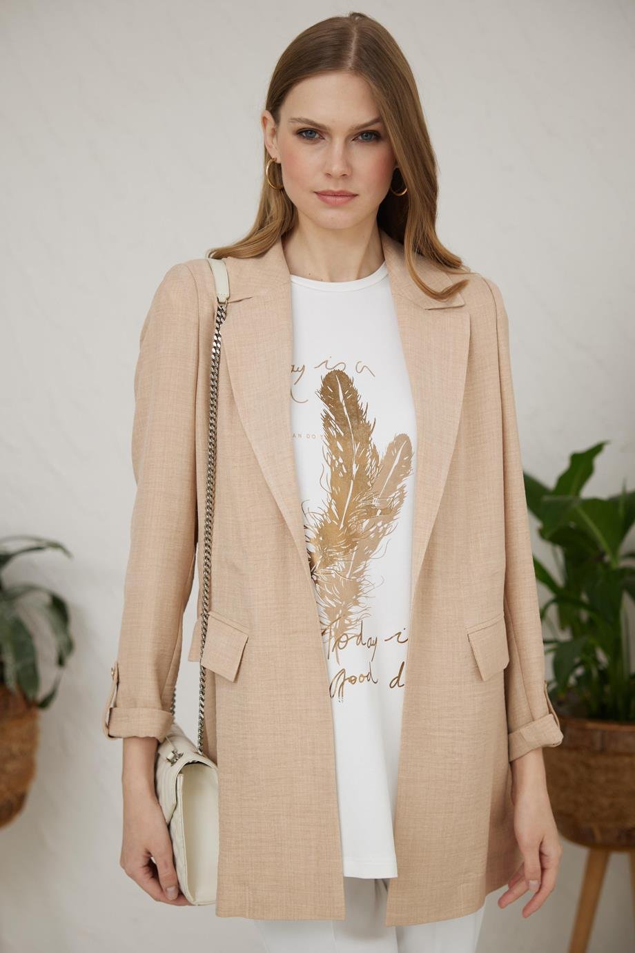 MOODBASİCMB04.56-2Y4 MOODBASİC CEKETBEJ