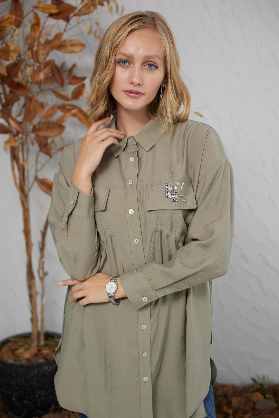 MOODBASİCMB11.188-2K4 MOODBASIC TUNİKHAKİ
