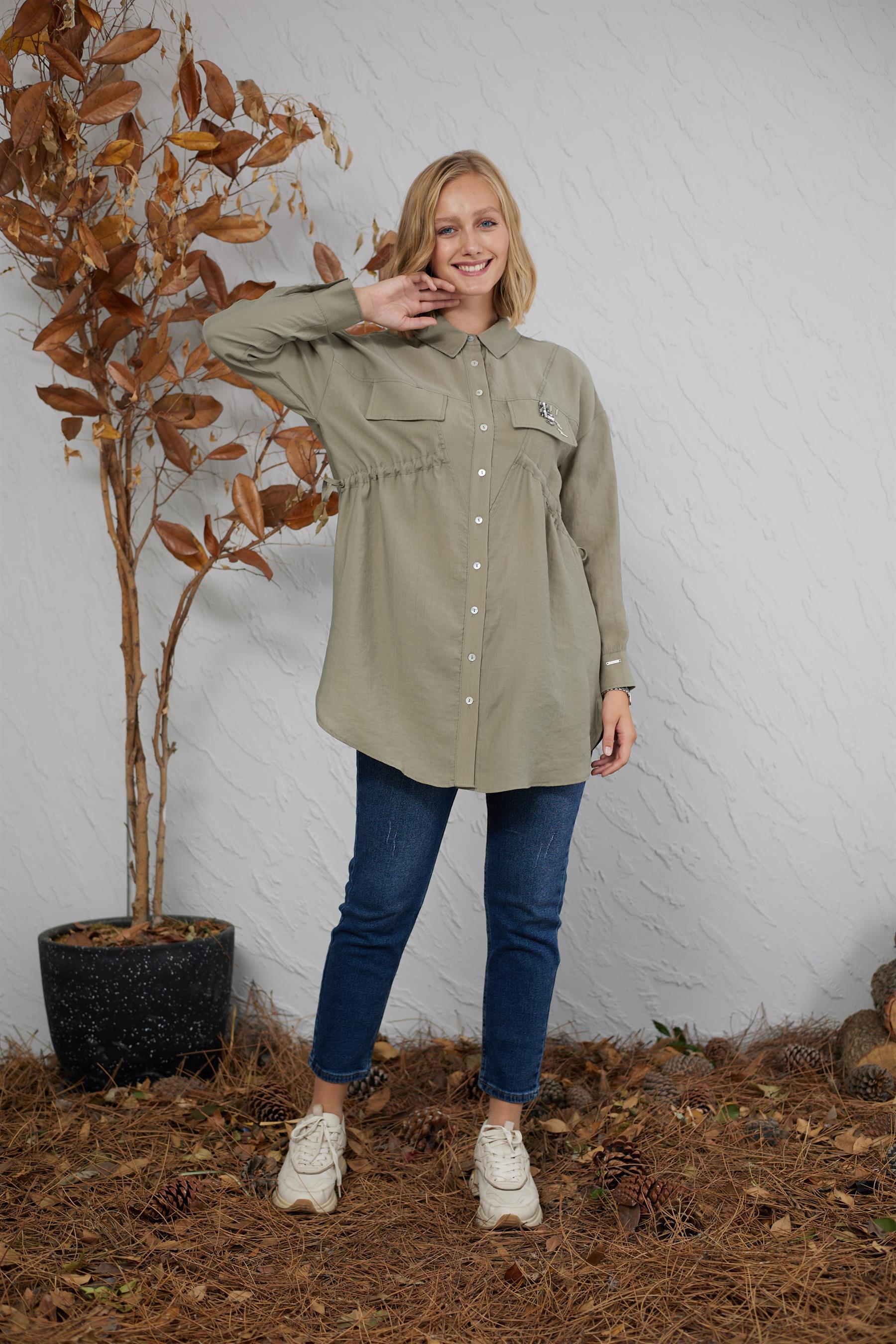 MOODBASİCMB11.188-2K4 MOODBASIC TUNİKHAKİ