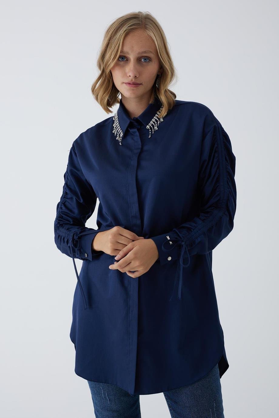 MOODBASİCMB11.203-2K4 MOODBASİC TUNİKLACİVERT