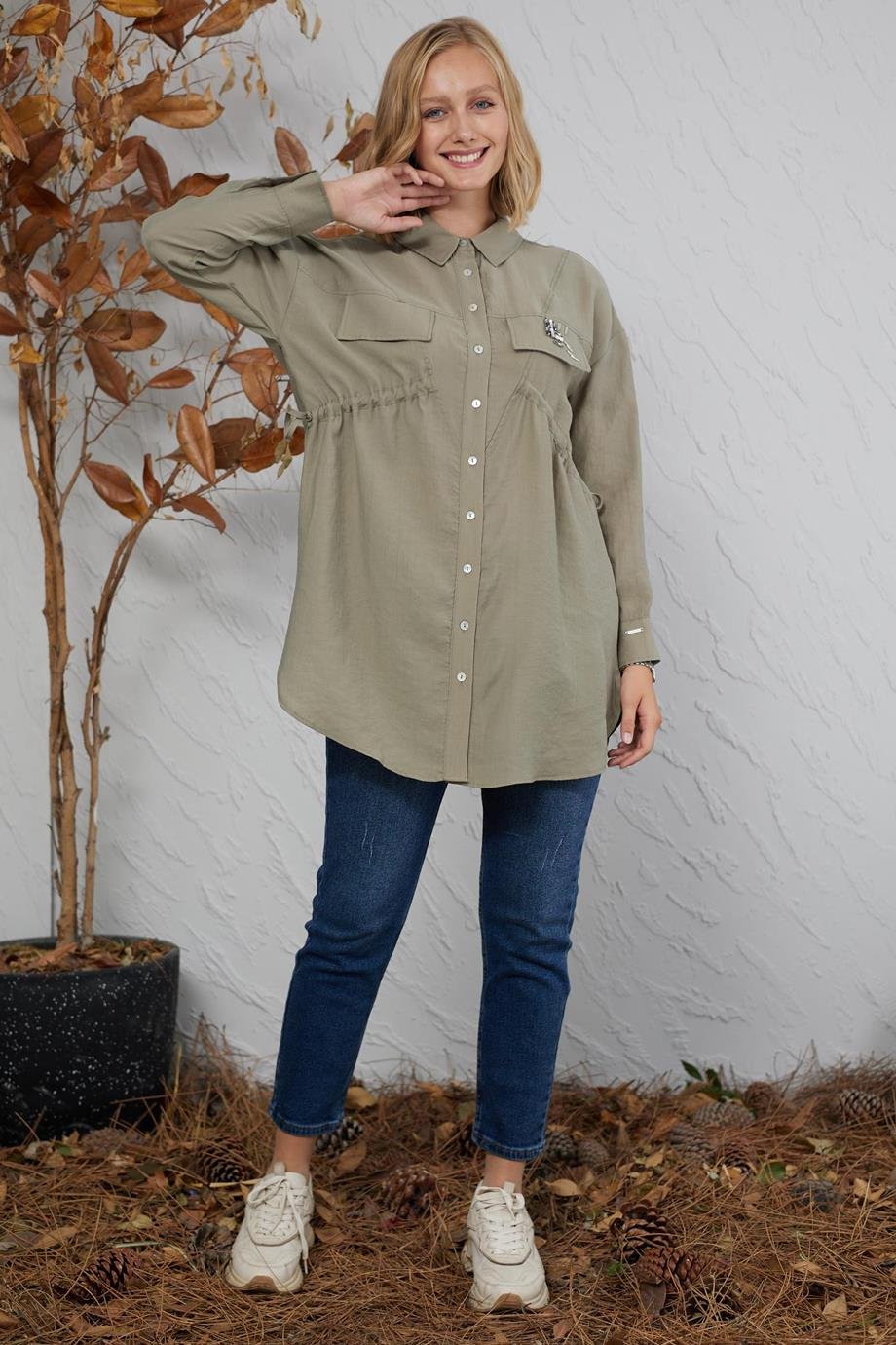 MOODBASİCMB11.188-2K4 MOODBASIC TUNİKHAKİ