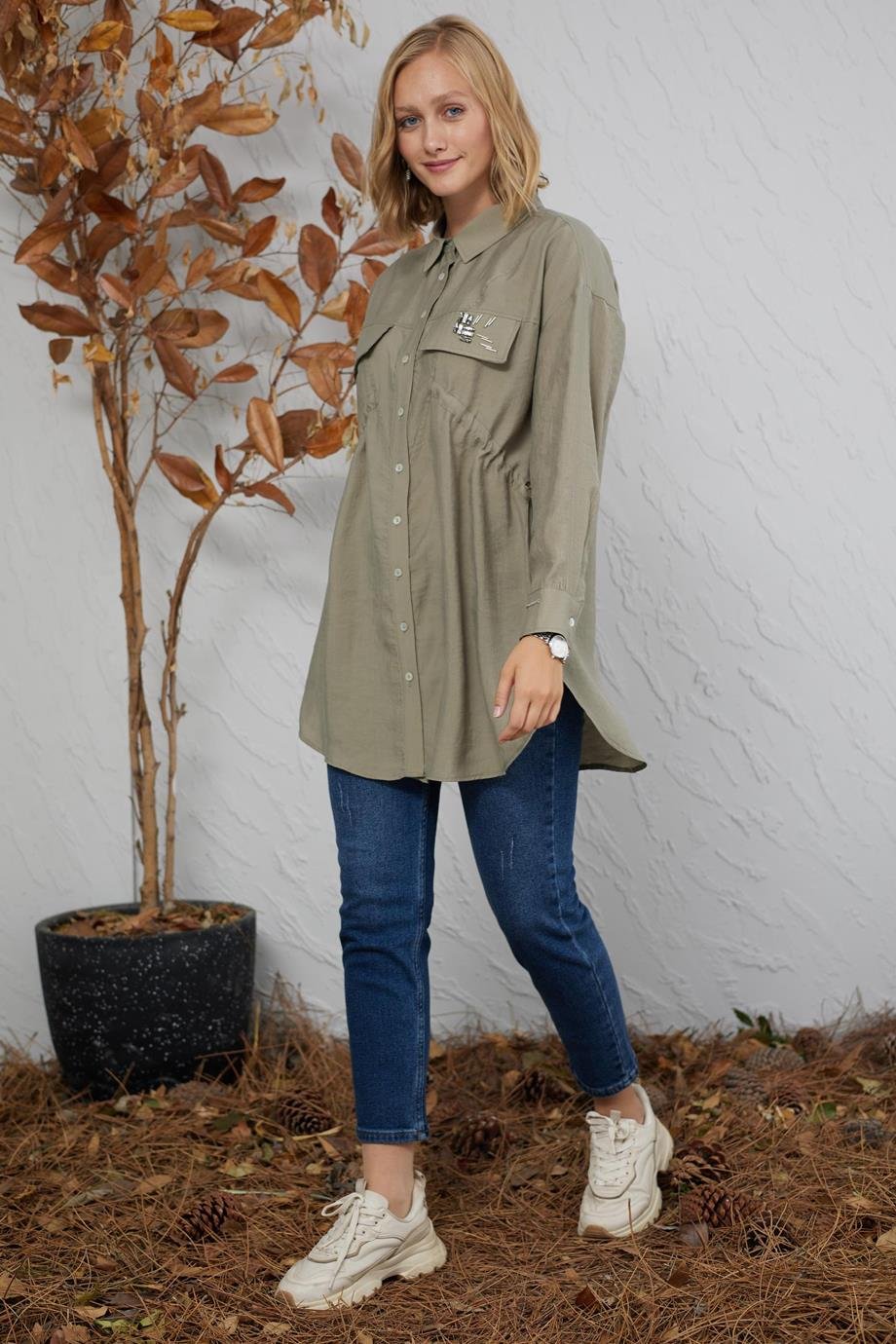 MOODBASİCMB11.188-2K4 MOODBASIC TUNİKHAKİ