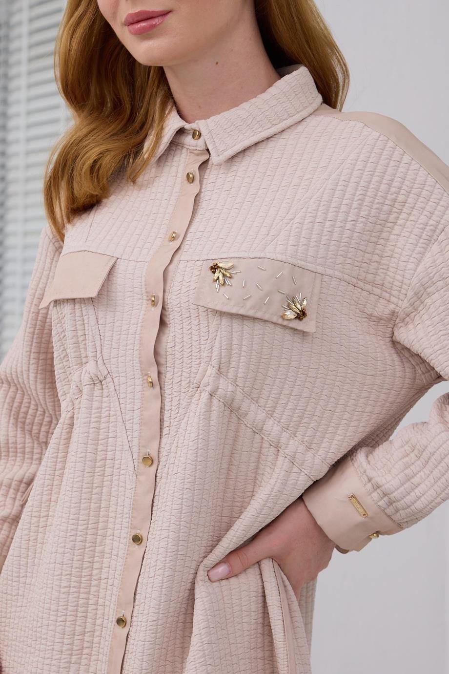 MOODBASİCMB11.242-2K5 MOODBASİC GÖMLEKBEJ